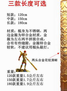 齐天大圣定海神针武术棍子金箍棒