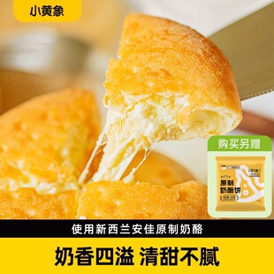 小黄象奶原制奶酪饼100g芋泥蒙古奶酪饼营养儿童早餐芝士饼奶酪包