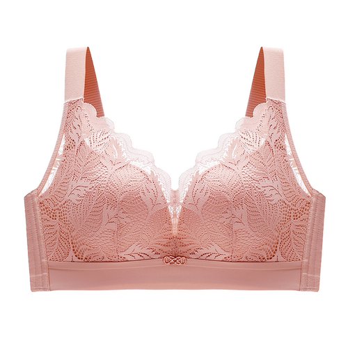 夏季薄款内衣女聚拢大胸显小无痕胸罩上托收副乳防下垂无钢圈文胸