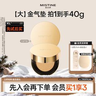 mistine蜜丝婷大金气垫BB霜遮瑕细腻保湿 持久不脱妆混合油干皮