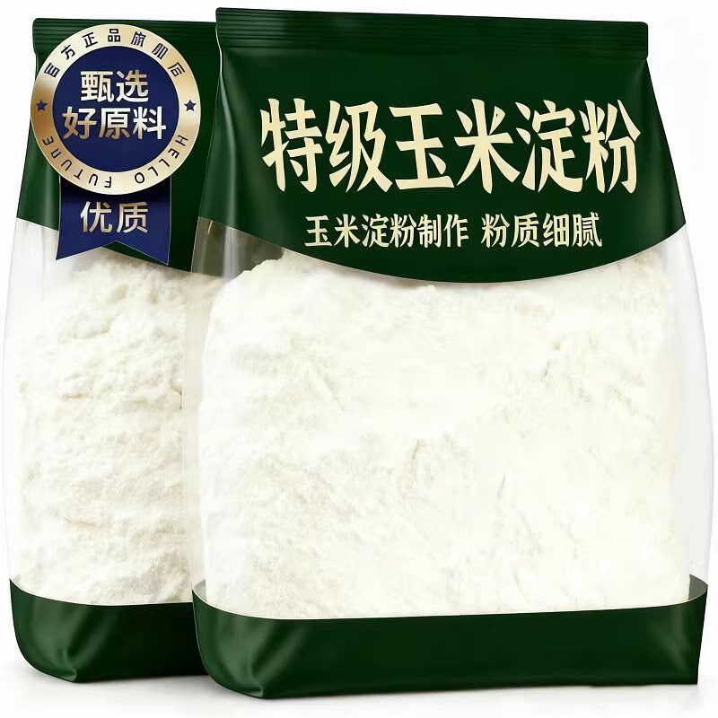 玉米淀粉食用勾芡早餐粥饼干蛋糕粉生粉裹粉炸鸡家用烘焙原料