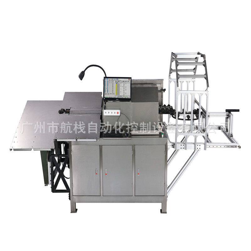 江门打孔压扁多功能钢丝线材折弯机 厨具挂件支架弯线成型机