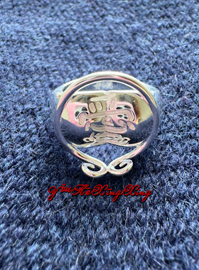有颗星星S925个性美猴王爱字戒指