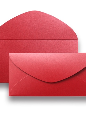 11x22cm超厚5号DL信封商务邀请函礼品券贺卡封套印刷个性定制logo