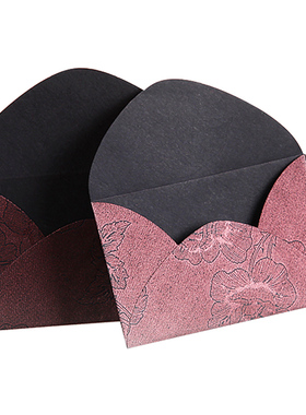 6x10cm迷你购物卡礼品信封袋定制美容院储值贵宾VIP会员签到定制