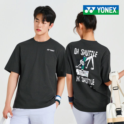 2026春夏新品韩国YONEX尤尼克斯羽毛球服男女同款半速干短袖T恤