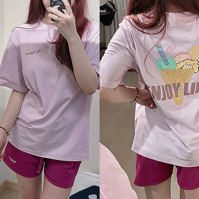 2025韩国春夏新品BGOVS羽毛球服男女同款休闲速干轻薄T恤运动短袖