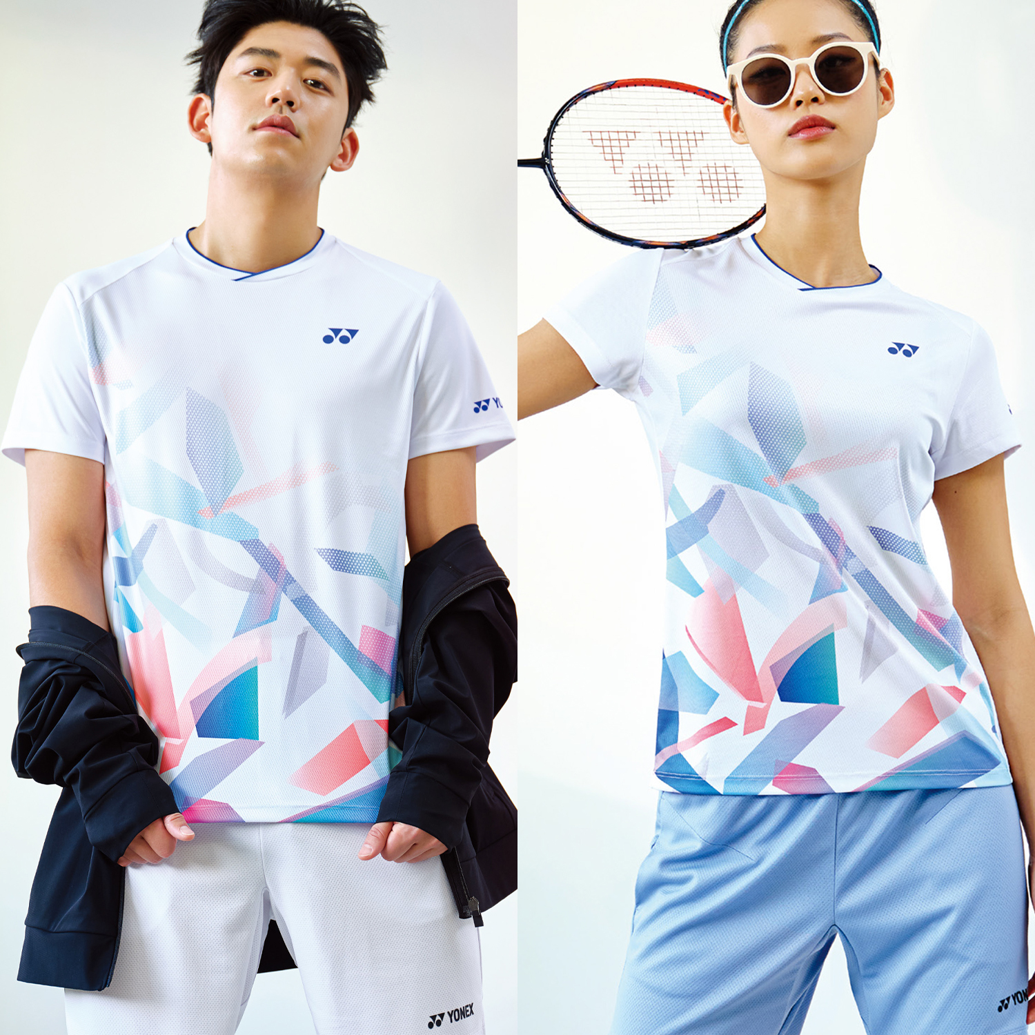 23新品YONEX羽毛球服速干吸汗