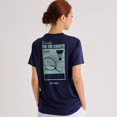 2025秋冬新品韩国YONEX尤尼克斯羽毛球服男女同款基础速干短袖T恤