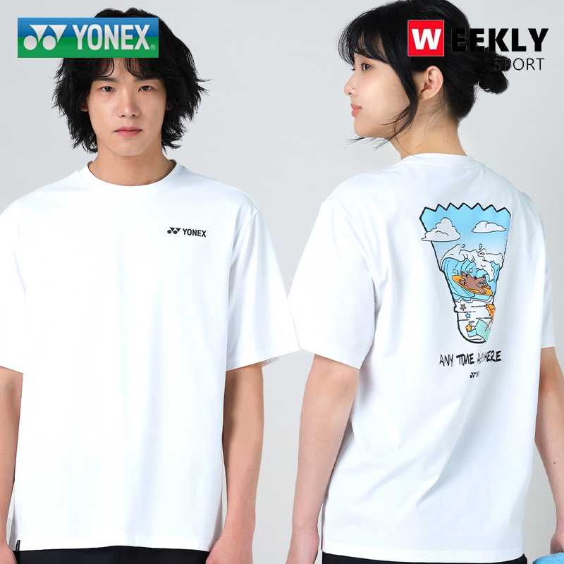 2025春夏新品韩国YONEX尤尼克斯羽毛球服男女同款半速干短袖T恤