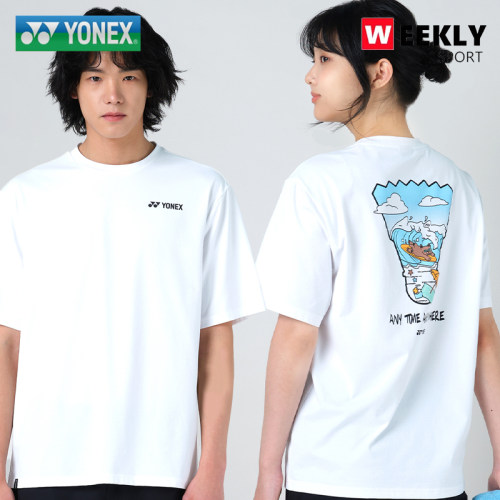 2025春夏新品韩国YONEX尤尼克斯羽毛球服男女同款半速干短袖T恤