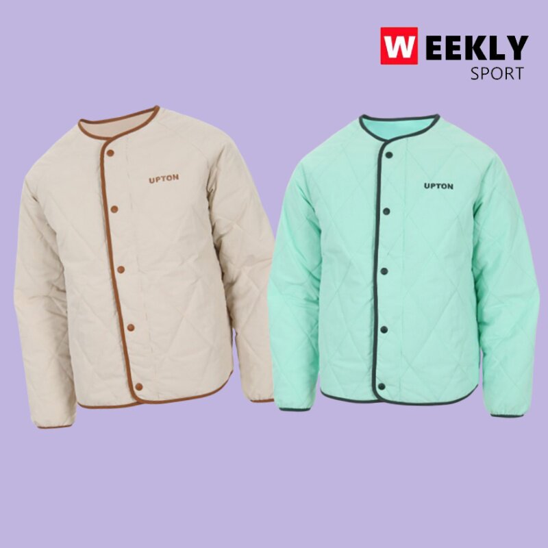 韩国UPTON23新品羽毛球服男女同款运动夹克长袖外套防风上衣两色