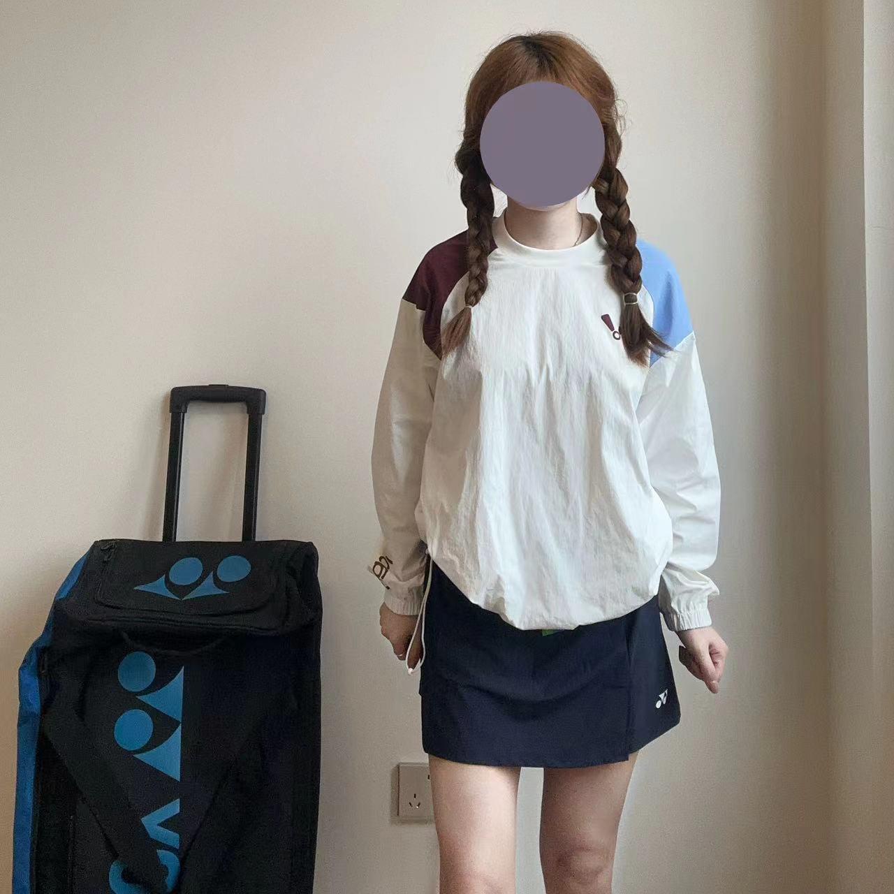 2024秋冬新品韩国BGOVS 运动服羽毛球服男女同款情侣防风卫衣速干