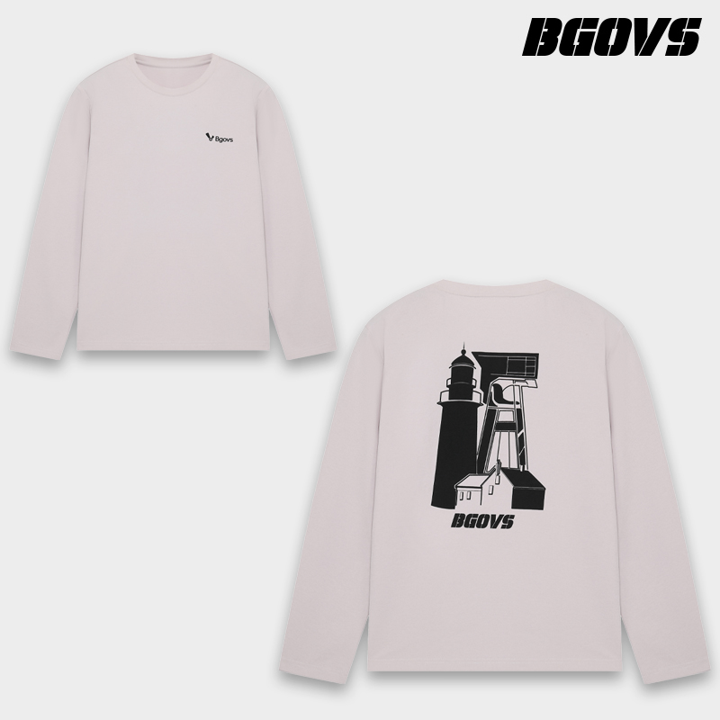 2025秋季新品韩国BGOVS羽毛球服男女同款运动长袖T恤透气速干上衣