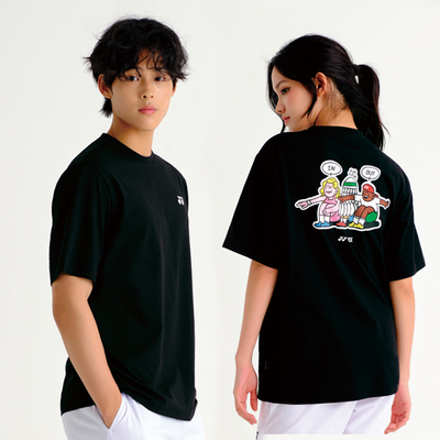 2025秋冬新品韩国YONEX尤尼克斯羽毛球服男女同款半速干短袖T恤
