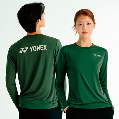 2025秋冬新品YONEX尤尼克斯韩国YY羽毛球服男女速干吸汗长袖上衣