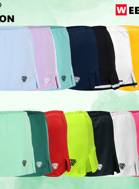 韩国UPTON羽毛球服运动心机后百褶打底短裙裙开衩速干正品10色入