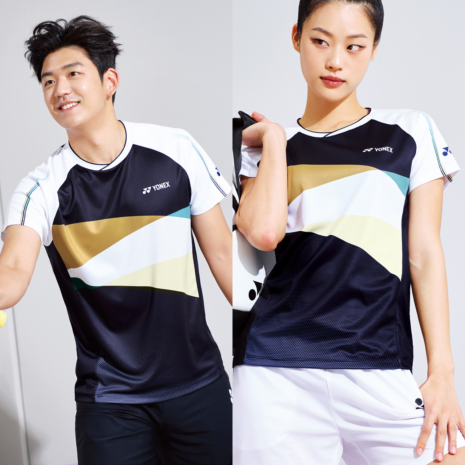 23新品YONEX羽毛球服速干吸汗