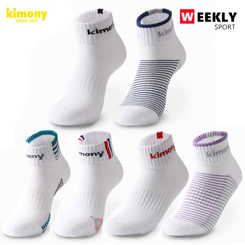 韩国kimony2023羽毛球袜吸汗