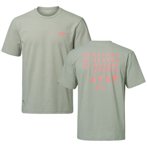 2024秋冬新品韩国MAZERA羽毛球服男女同款运动吸汗速干时尚短袖