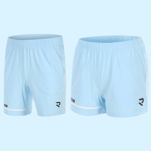 RYDER韩国2023新品运动短裤羽毛球服男款女款速干吸汗裤子天蓝色