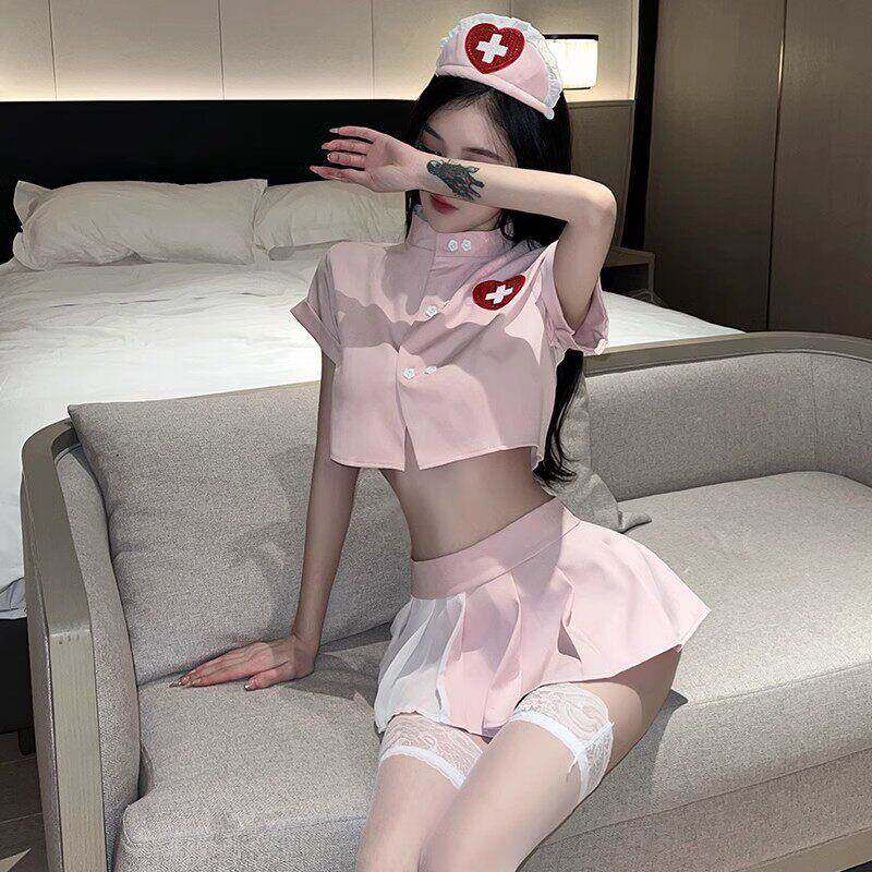 性感护士服cos制服火辣纯欲qqny情趣睡衣成人约会趣味内衣女套装