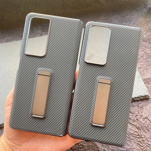 适用 荣耀magicvs2手机壳官网同款碳纤维折叠屏中轴铰链磁吸包裹支架MagicV2保护壳防摔全包边超薄凯夫拉