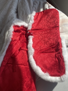 玺儿制作汉服童装 风帽＋斗篷两件套 年后发