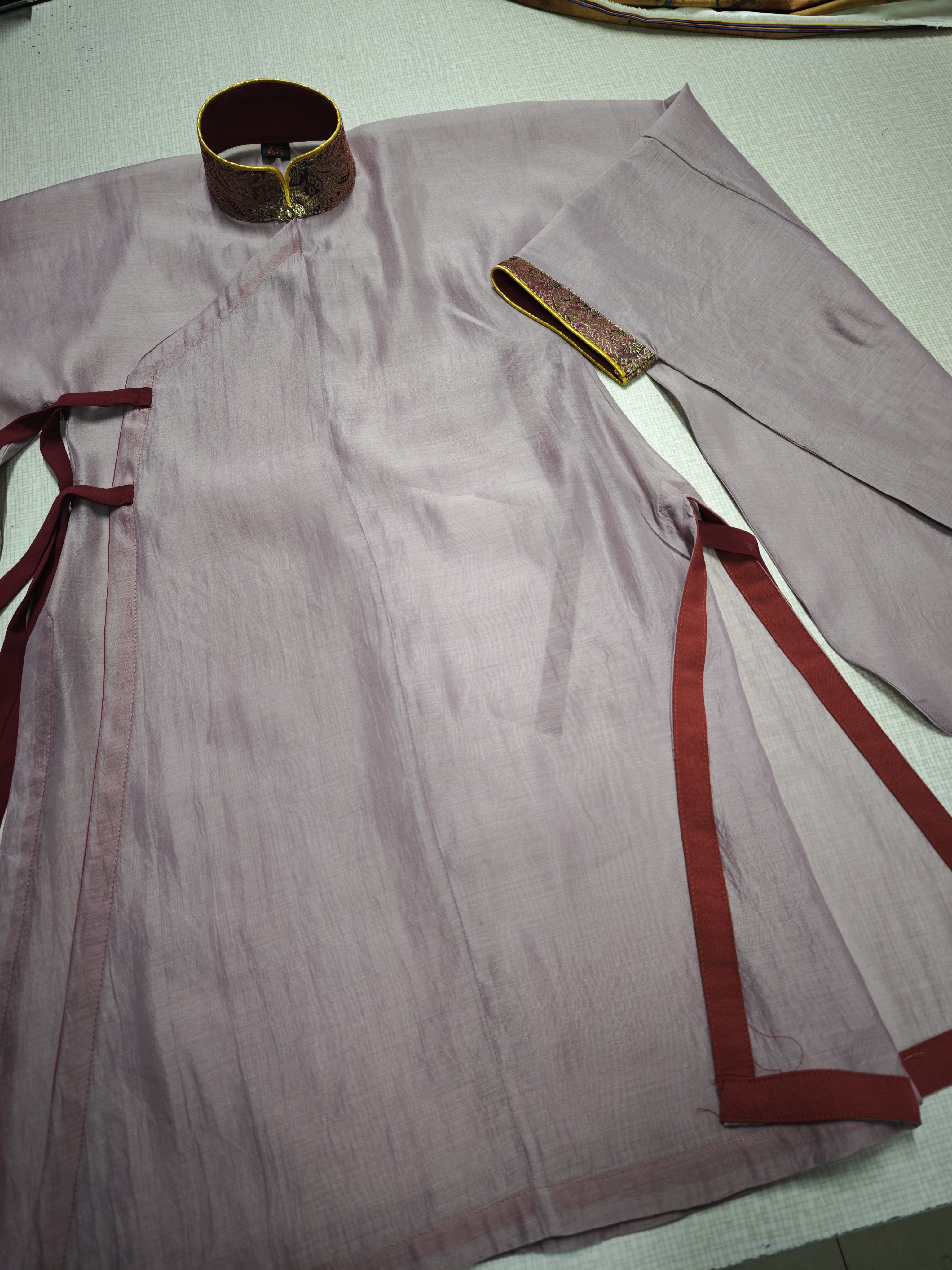 玺儿制作汉服 童装 晚明 长衫 复原 明制汉服绛紫,女装/女士精品,汉服套装,淘宝优惠券,粉丝福利购,淘宝优惠卷