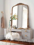 Французский ретро -макияж зеркало в американском стиле заправки зеркало -зеркало -стиль настольный столик в европейском стиле резные зеркальный зеркальный зеркальный зеркальное зеркальное зеркальное зеркальное зеркало
