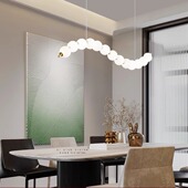 卧室书房创意魔豆炮灯 亚克力佛珠泡泡灯饰 现代简约新款 餐厅吊灯