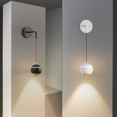 卧室床头壁灯 现代简约北欧风设计师极简ins网红圆球明眸吊线灯饰