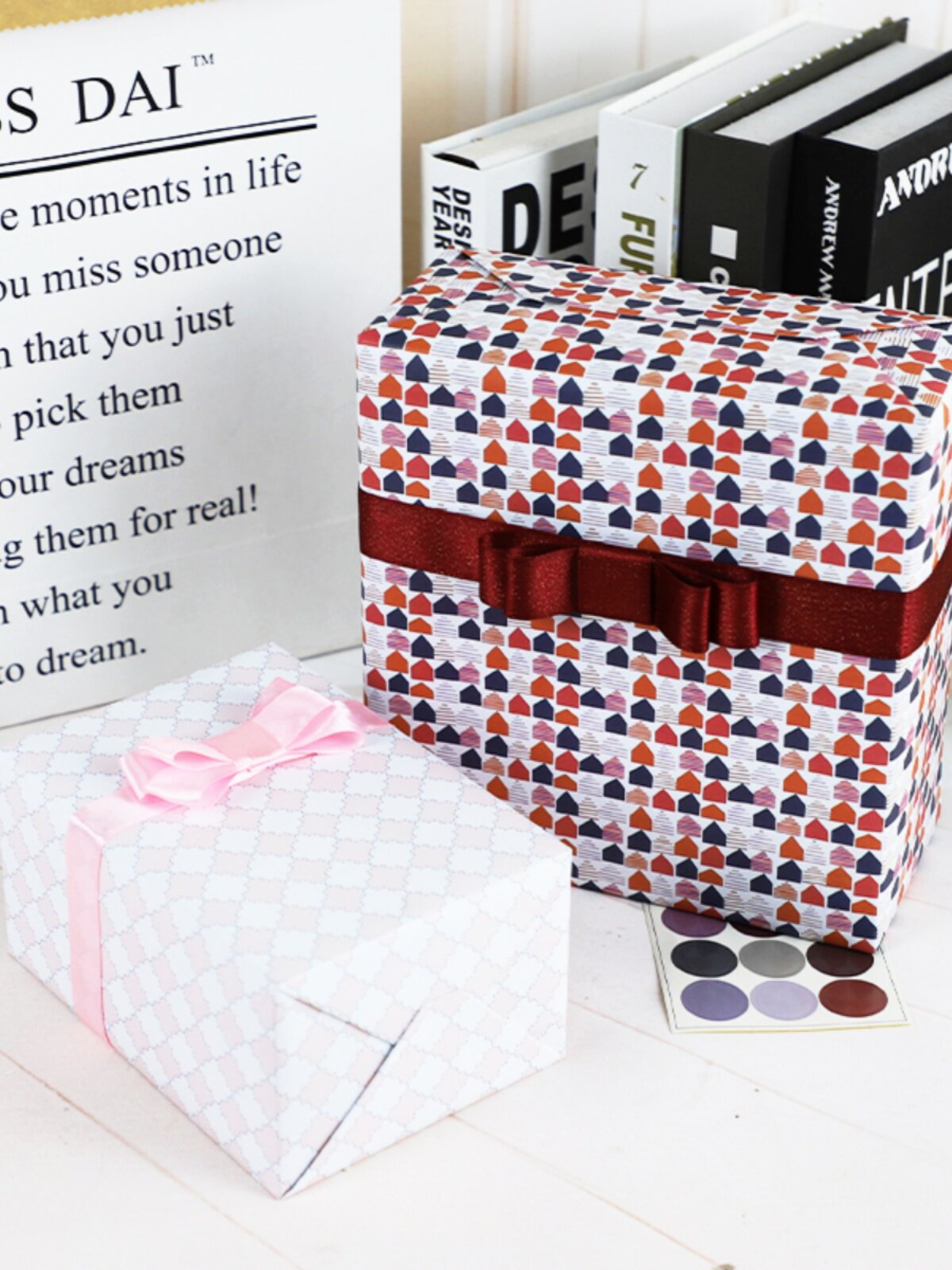 두꺼운 두꺼운 스승의날 포장지 생일 발렌타인데이 남녀공용선물지 선물상자 색종이봉지 책표지