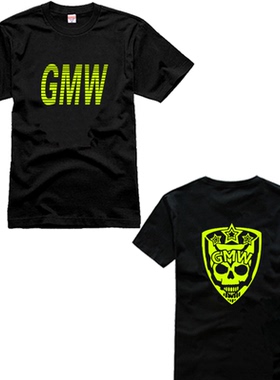GMW骑士骑行服机车299km摩托车队MOTO文化衫短袖纯棉T恤速干衣服