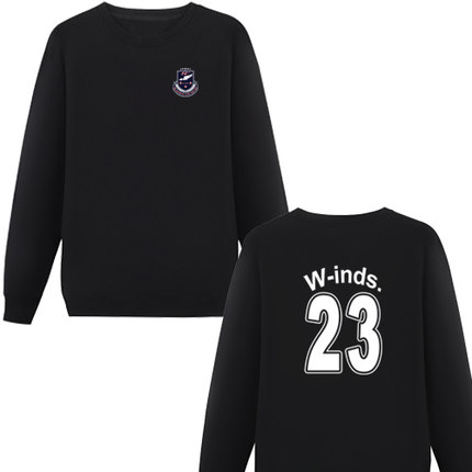 WINDS 23风胜达w-inds巡回演唱会歌迷会助威春秋长袖圆领卫衣衣服