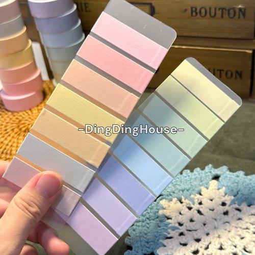 日本mt和纸胶带纯色打底拼贴