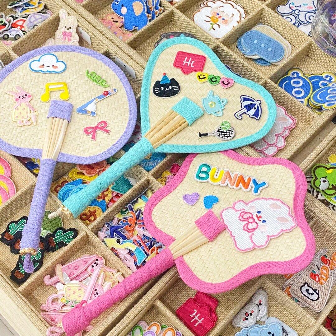 幼儿园夏日手工多巴胺蒲扇diy