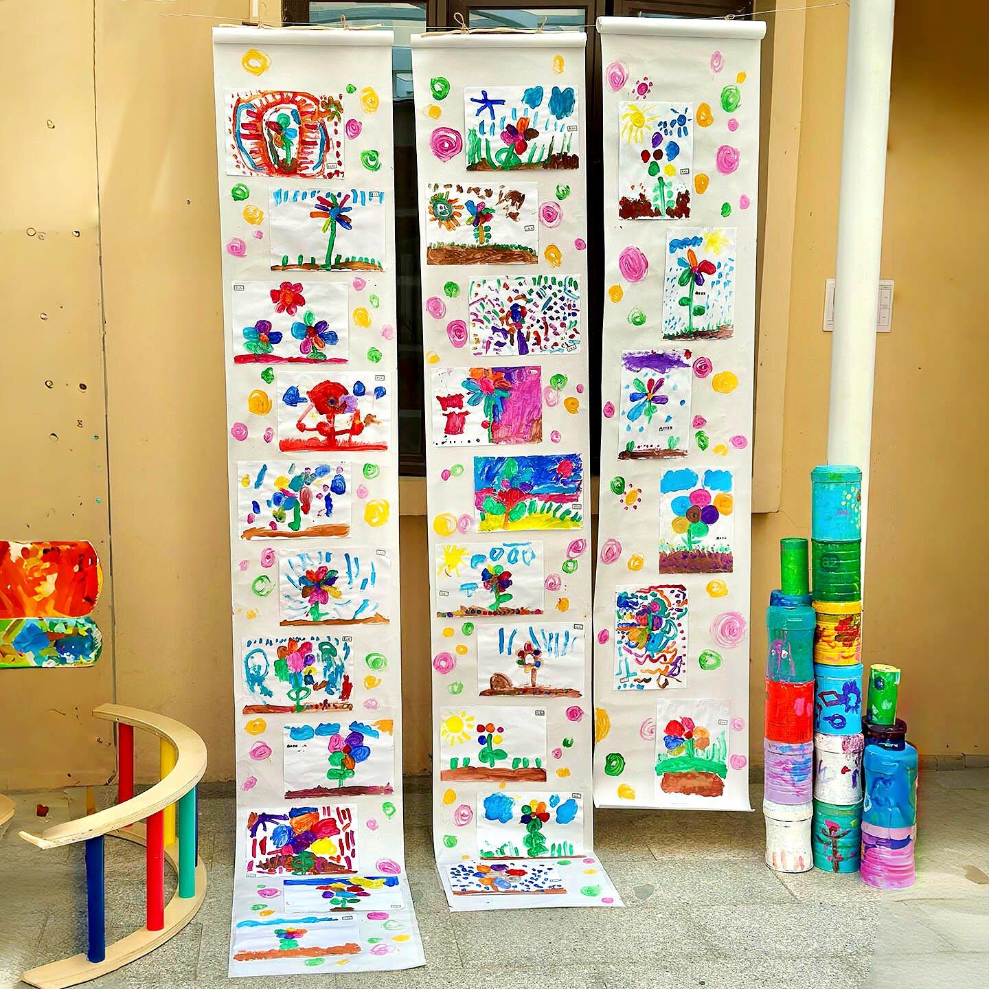 幼儿园春夏绘画作品展示画纸加厚