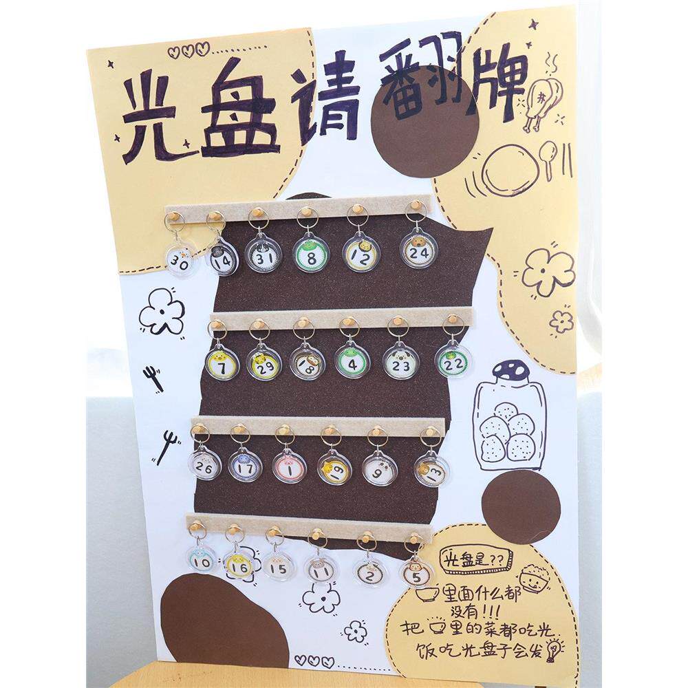 幼儿园环创光盘行动主题墙教室
