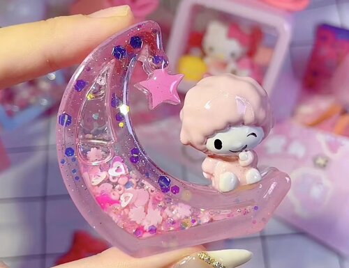 po授权滴胶手作流沙模具动物