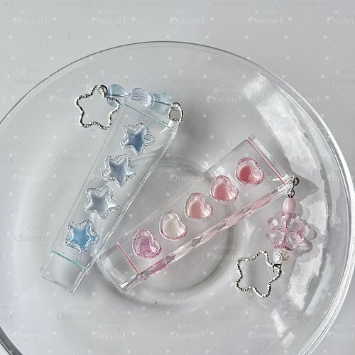 护手霜系列爱心星星流沙模具