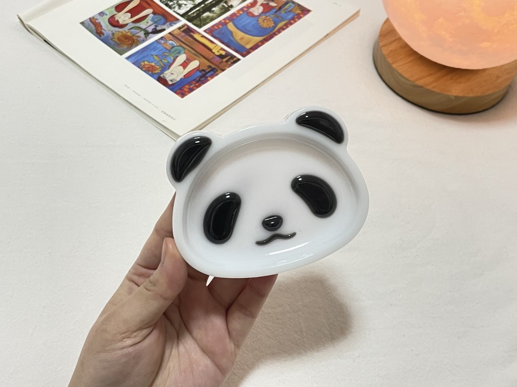 QUEENT流沙模具熊猫收纳盘