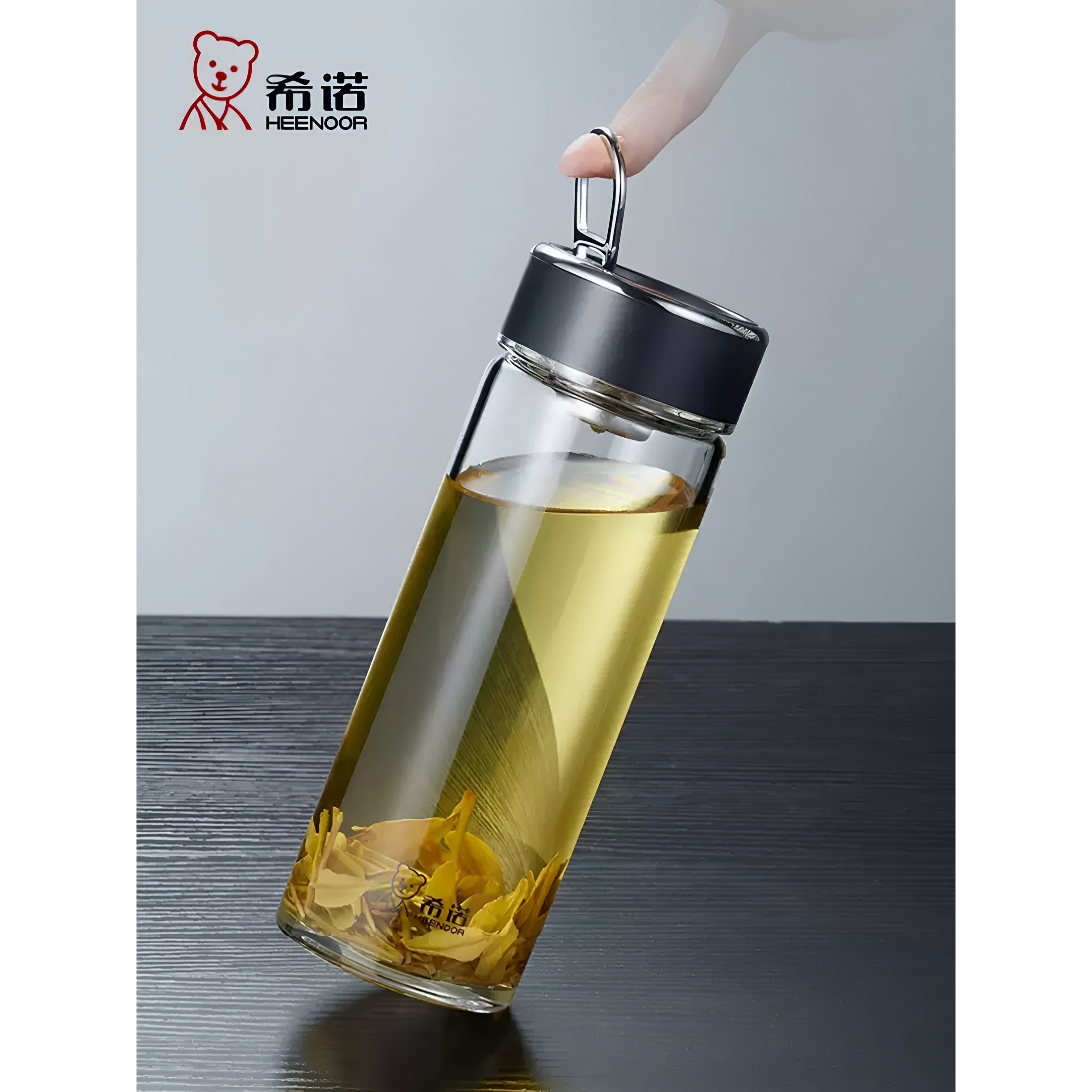希诺正品单层可乐密封杯便携车载玻璃杯子办公室户外男女防漏水杯