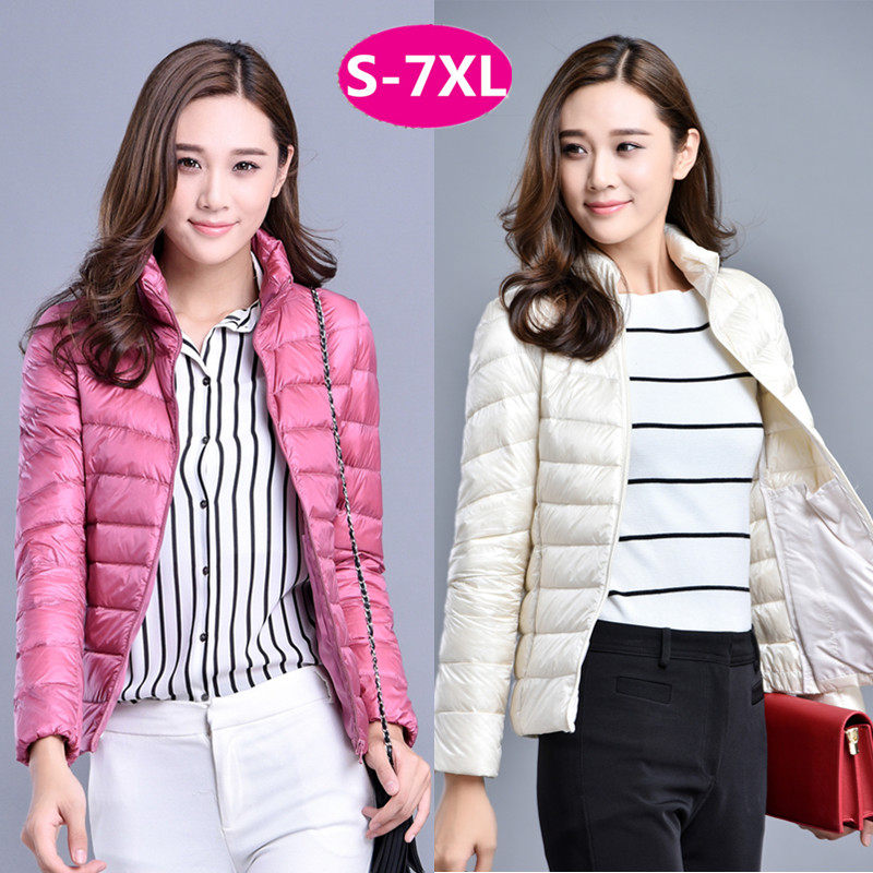 2025新款胖mm冬装轻薄外套加肥加大码女装羽绒服女胖妹妹200斤潮