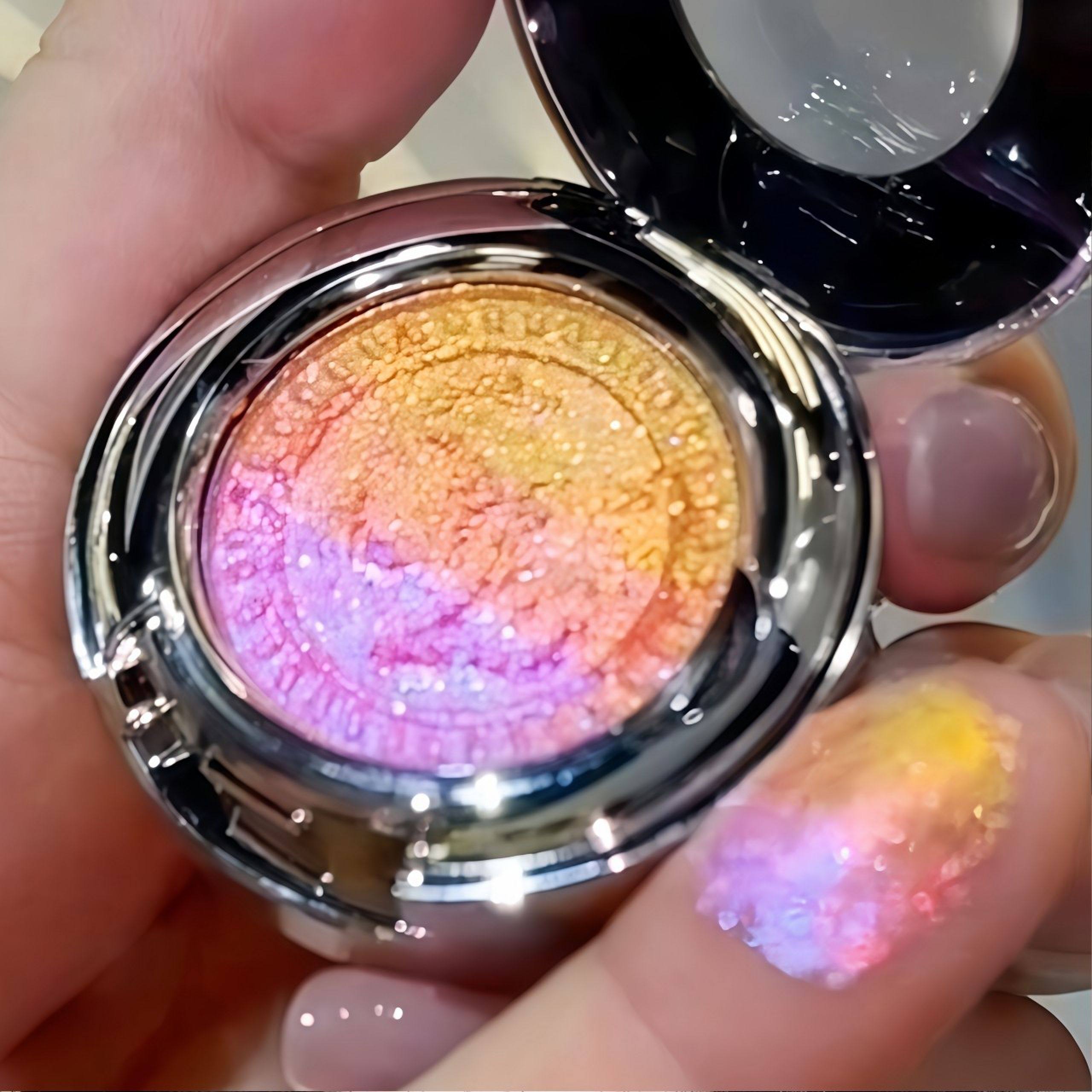 正品一颗橘子海！巽菲特变色龙碎钻爆闪亮晶晶琉晶单色眼影提亮