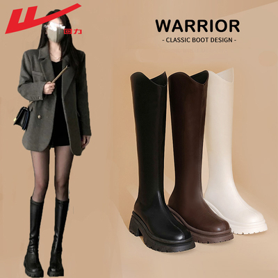 回力薄款网红爆款骑士靴