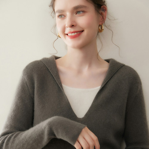 100%纯山羊绒软糯针织衫