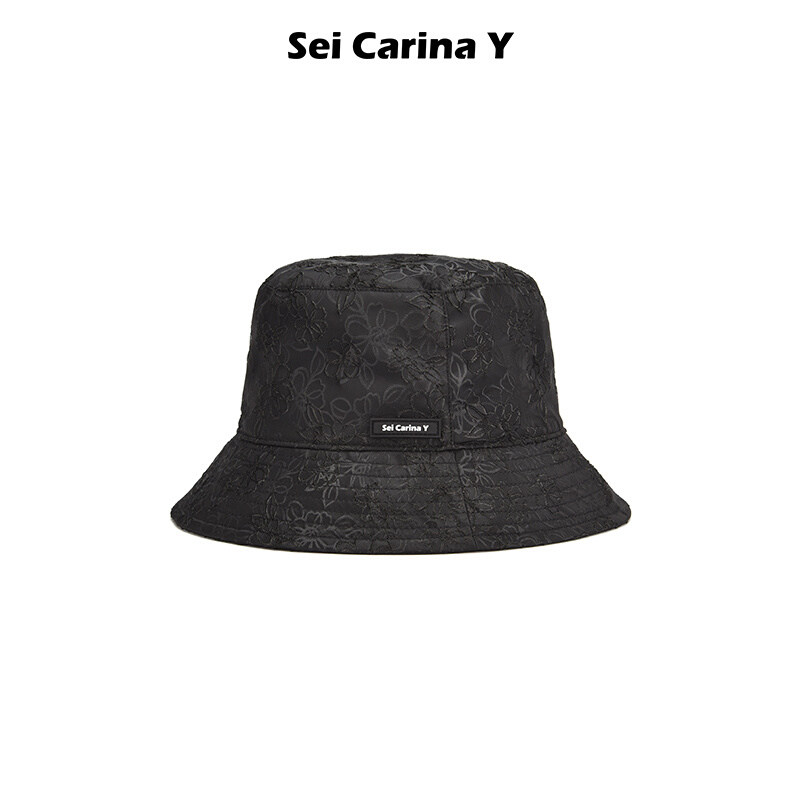 Sei Carina Y 刺绣印花渔夫帽夏季新款盆帽女帽子小众设计
