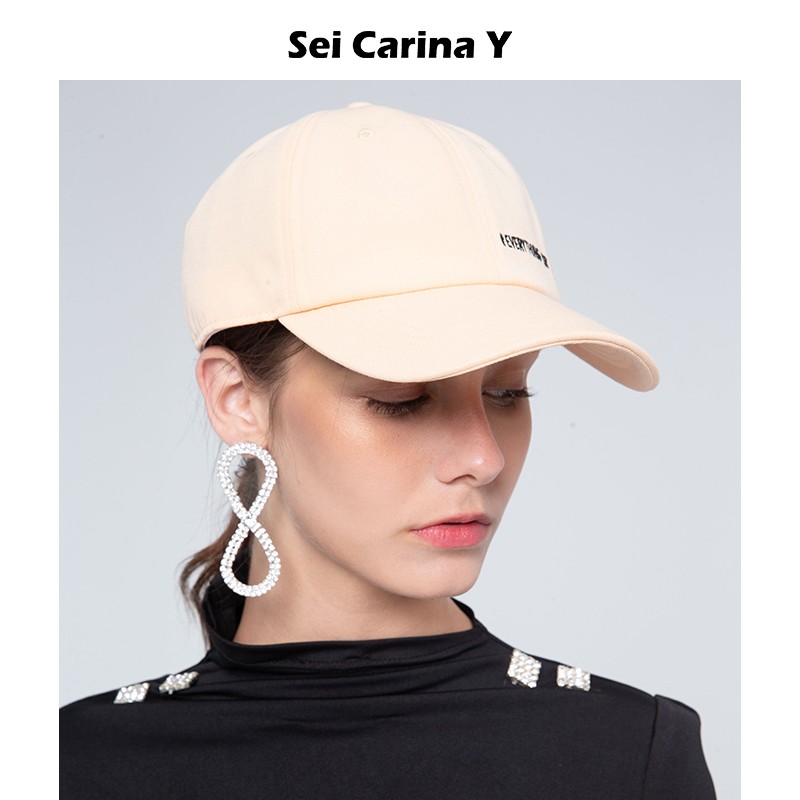 SeiCarinaY软顶字母棒球帽