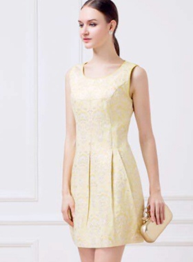 年中大促品牌撤柜乔帛夏大码连衣裙 孤品清版 干练优雅OL风不退换